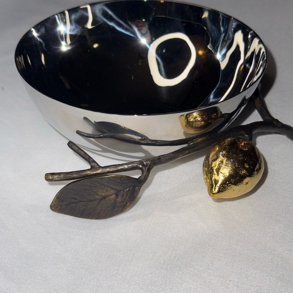 Vintage Boho Michael Aram Lemonwood Nut Bowl - Picture 4 of 11